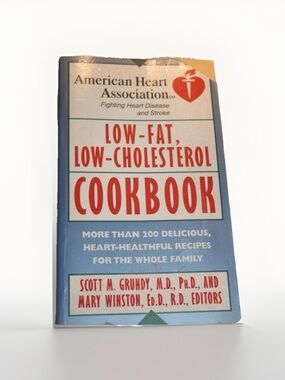 Vintage American Heart Association Low-Fat Low-Cholesterol Cookbook Winston